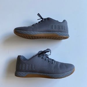 Nobull Superfabric Trainer Women's 8.5 Lifting Sneakers Shoes Dark Gray Gum